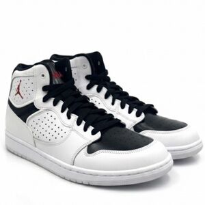 Nike Air Jordan Jumpman White Red Black High-Top Running Shoes Sneakers Men 9